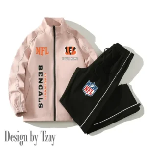 Cincinnati Bengals New Style 2025 Versatile Sports Set Jacket And Pants AMCCLG000198