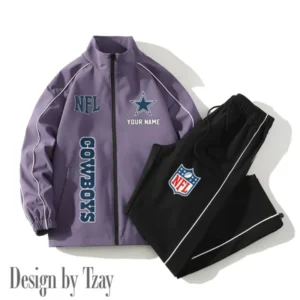 Dallas Cowboys New Style 2025 Versatile Sports Set Jacket And Pants AMCCLG000166
