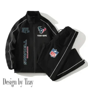 Houston Texans New Style 2025 Versatile Sports Set Jacket And Pants AMCCLG000167