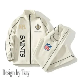 New Orleans Saints New Style 2025 Versatile Sports Set Jacket And Pants AMCCLG000193
