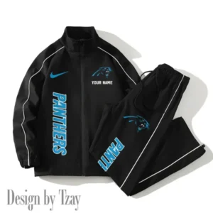 Carolina Panthers New Style 2025 Versatile Sports Set Jacket And Pants AMCCLG000183