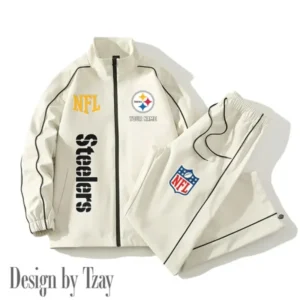 Pittsburgh Steelers New Style 2025 Versatile Sports Set Jacket And Pants AMCCLG000202