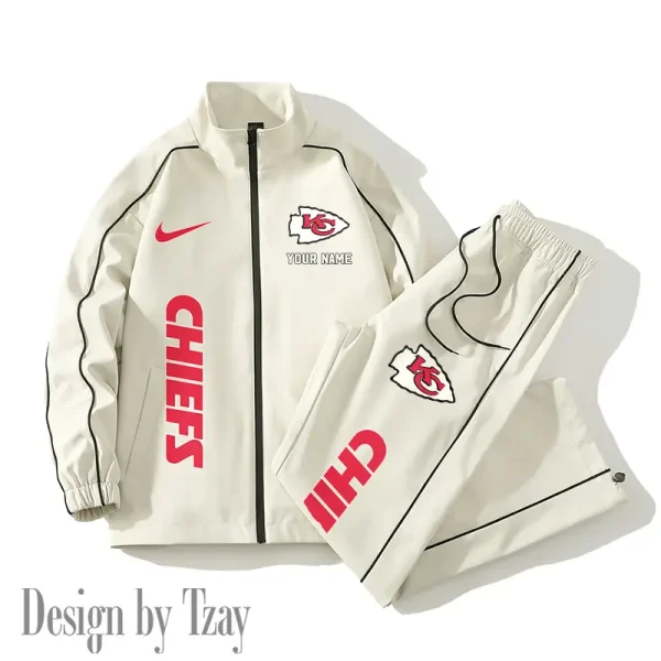 Kansas City Chiefs New Style 2025 Versatile Sports Set Jacket And Pants AMCCLG000196