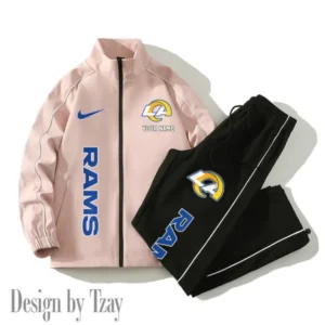 Los Angeles Rams New Style 2025 Versatile Sports Set Jacket And Pants AMCCLG000177