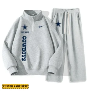 Dallas Cowboys Custom Limited Edition Men Quarter Zip Sweatshirt and Pants AMCCLG000125