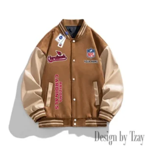 Arizona Cardinals New 2025 Men Leather Varsity Jacket AMCCLG000110