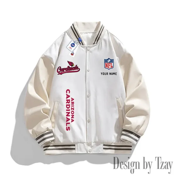 Arizona Cardinals New 2025 Men Leather Varsity Jacket AMCCLG000110 - Image 4