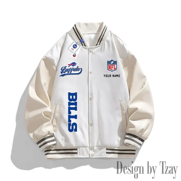 Buffalo Bills New 2025 Men Leather Varsity Jacket AMCCLG000097 - Image 4