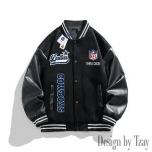Dallas Cowboys New 2025 Men Leather Varsity Jacket AMCCLG000101