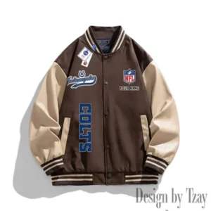 Indianapolis Colts New 2025 Men Leather Varsity Jacket AMCCLG000116