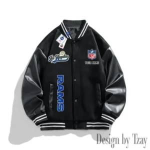 Los Angeles Rams New 2025 Men Leather Varsity Jacket AMCCLG000109