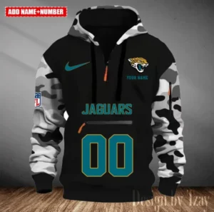 Jacksonville Jaguars Customized Men Camouflage Pullover Hoodie AMCCLG000284