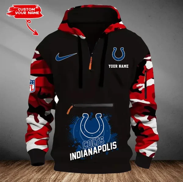 Indianapolis Colts Customized Men Camouflage Pullover Hoodie AMCCLG000283 - Image 3