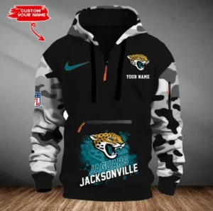Jacksonville Jaguars Customized Men Camouflage Pullover Hoodie AMCCLG000285