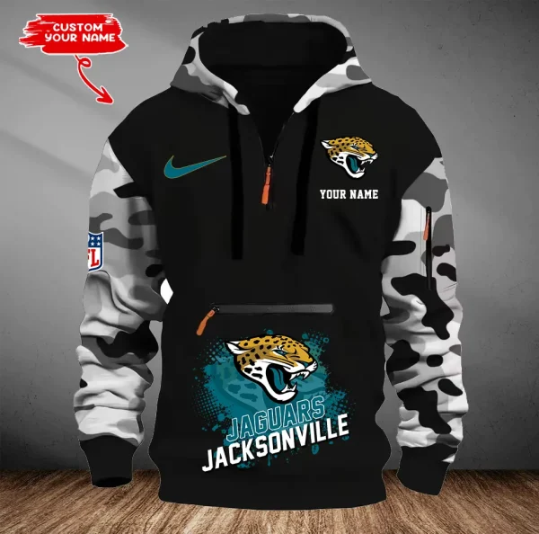 Jacksonville Jaguars Customized Men Camouflage Pullover Hoodie AMCCLG000285