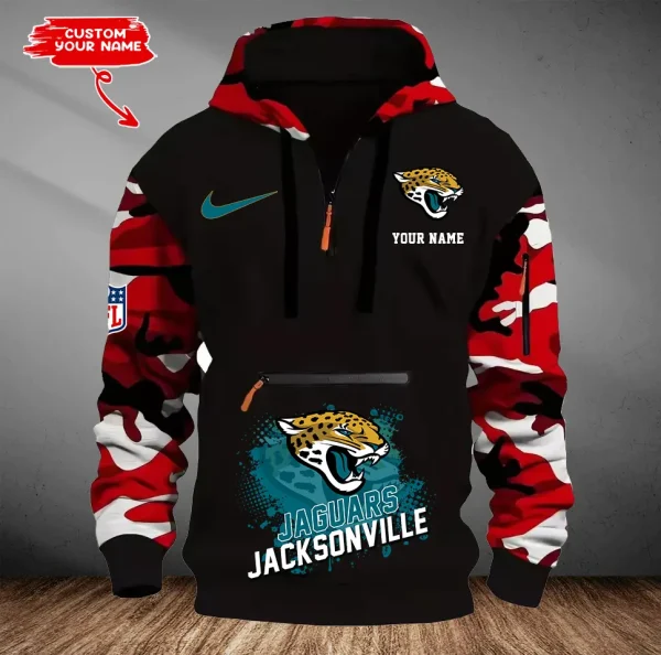 Jacksonville Jaguars Customized Men Camouflage Pullover Hoodie AMCCLG000285 - Image 4