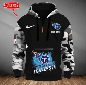 Tennessee Titans Customized Men Camouflage Pullover Hoodie AMCCLG000317
