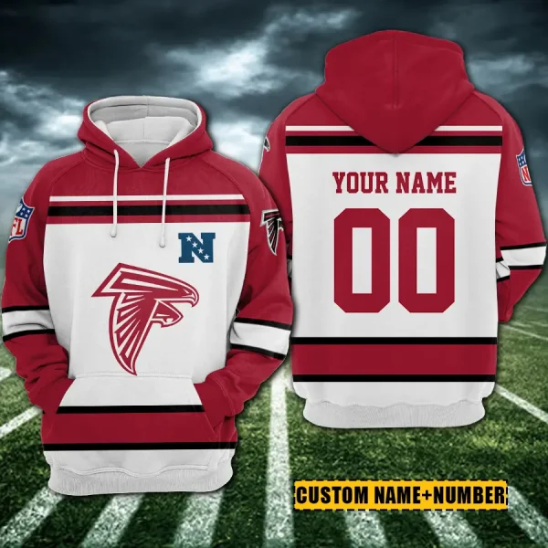 Atlanta Falcons 3D Printed Pullover Hoodie AMCCLG000385