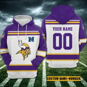 Minnesota Vikings 3D Printed Pullover Hoodie AMCCLG000404