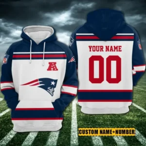 New England Patriots 3D Printed Pullover Hoodie AMCCLG000405