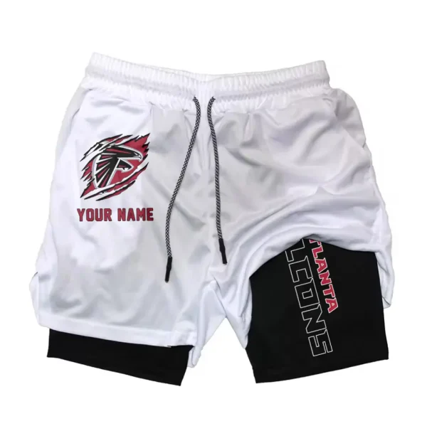 Atlanta Falcons Men Outdoor Casual Training Sports Shorts 2-in-1 Double-Layer Shorts AMCCLG000426 - Image 3