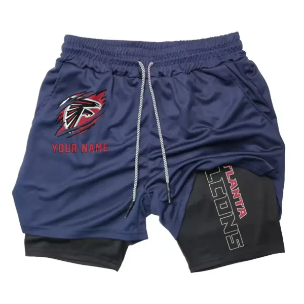 Atlanta Falcons Men Outdoor Casual Training Sports Shorts 2-in-1 Double-Layer Shorts AMCCLG000426 - Image 4