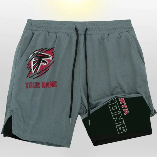 Atlanta Falcons Men Outdoor Casual Training Sports Shorts 2-in-1 Double-Layer Shorts AMCCLG000426 - Image 5