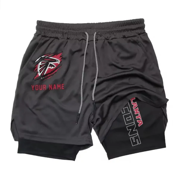 Atlanta Falcons Men Outdoor Casual Training Sports Shorts 2-in-1 Double-Layer Shorts AMCCLG000426 - Image 6