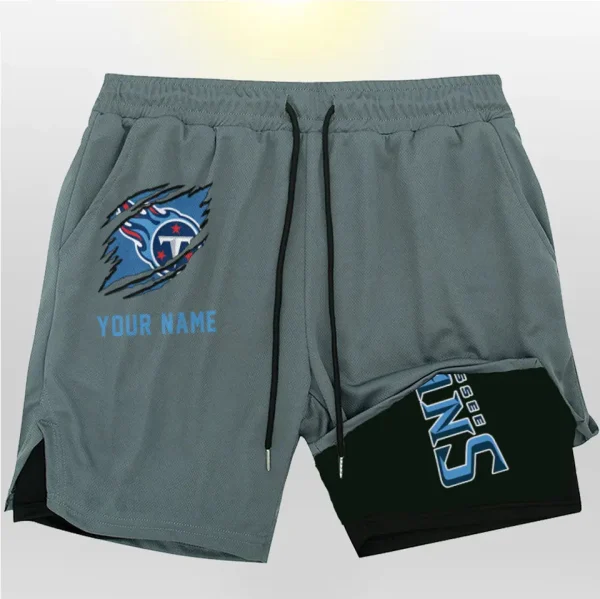 Tennessee Titans Men Outdoor Casual Training Sports Shorts 2-in-1 Double-Layer Shorts AMCCLG000454 - Image 6