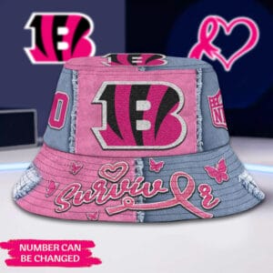Cincinnati Bengals | Premium NFL Cancer Survivor Bucket Hat AMCACS000282