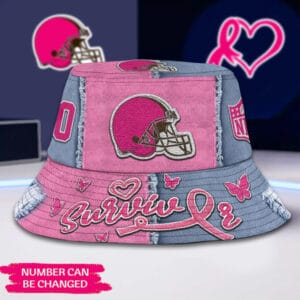 Cleveland Browns | Premium NFL Cancer Survivor Bucket Hat AMCACS000284