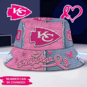 Kansas City Chiefs | Premium NFL Cancer Survivor Bucket Hat AMCACS000299
