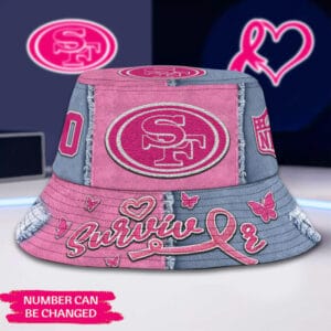 San Francisco 49ers | Premium NFL Cancer Survivor Bucket Hat AMCACS000319