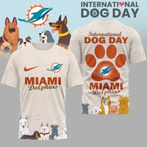 Miami Dolphins | Premium International Dog Day 3D Shirt AMCCLG000420