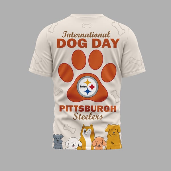 Pittsburgh Steelers | Premium International Dog Day 3D Shirt AMCCLG000423 - Image 3