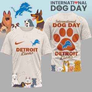 Detroit Lions | Premium International Dog Day 3D Shirt AMCCLG000417