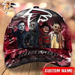 Atlanta Falcons Personalized Trending Cap Mixed Horror Movie Characters AMCACS000212