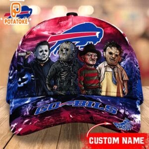 Buffalo Bills Personalized Trending Cap Mixed Horror Movie Characters AMCACS000216