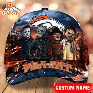 Denver Broncos Personalized Trending Cap Mixed Horror Movie Characters AMCACS000228