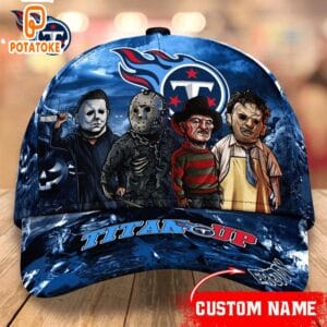 Tennessee Titans Personalized Trending Cap Mixed Horror Movie Characters AMCACS000270