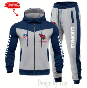 Arizona Cardinals Customized Drawstring Hooded Tracksuit AMCCLG000829