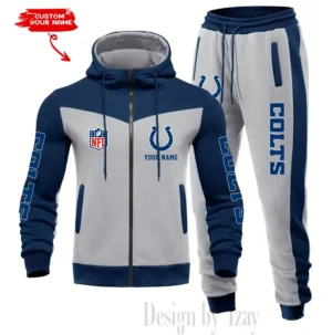 Indianapolis Colts Customized Drawstring Hooded Tracksuit AMCCLG000868