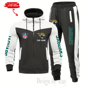 Jacksonville Jaguars Customized Drawstring Hooded Tracksuit AMCCLG000871