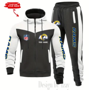 Los Angeles Rams Customized Drawstring Hooded Tracksuit AMCCLG000883