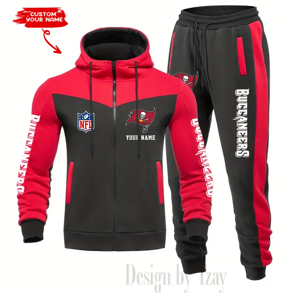 Tampa Bay Buccaneers Customized Drawstring Hooded Tracksuit AMCCLG000916 - Image 2
