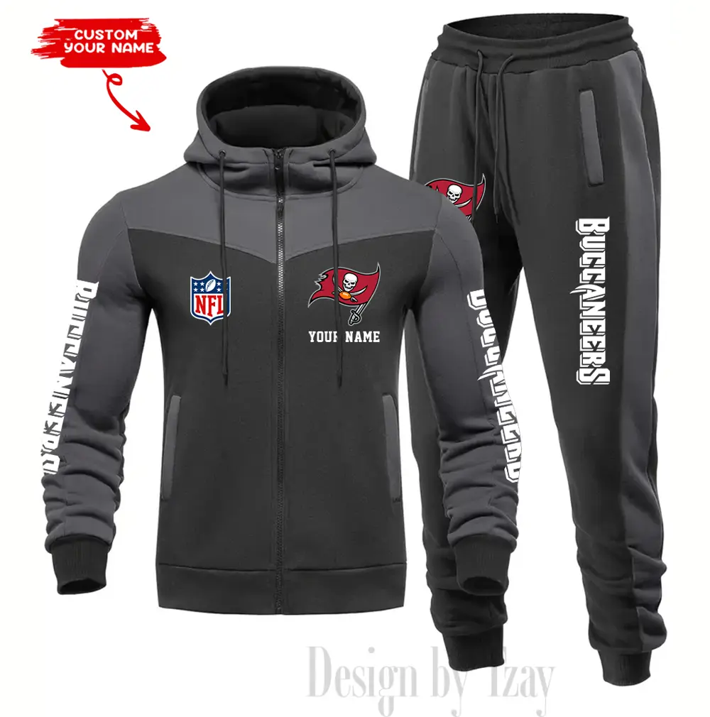 Tampa Bay Buccaneers Customized Drawstring Hooded Tracksuit AMCCLG000916 - Image 4