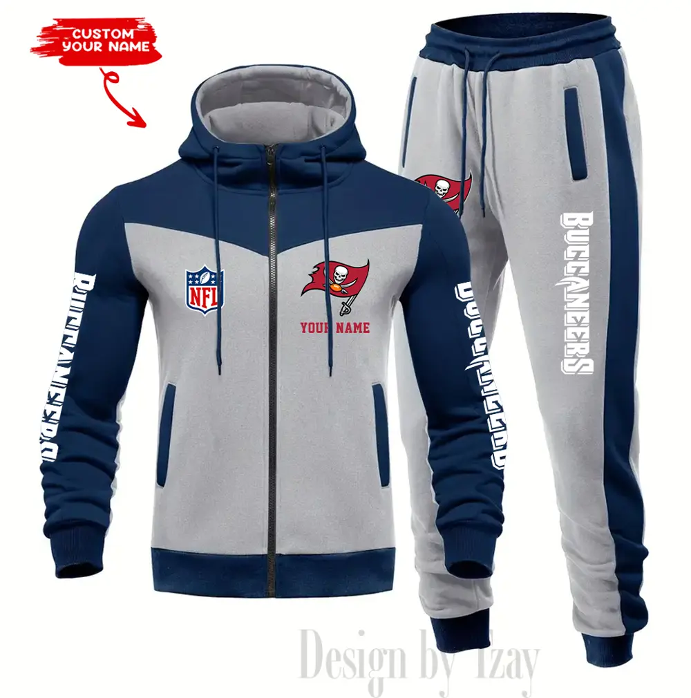 Tampa Bay Buccaneers Customized Drawstring Hooded Tracksuit AMCCLG000916 - Image 5