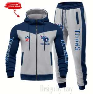 Tennessee Titans Customized Drawstring Hooded Tracksuit AMCCLG000919