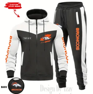 Denver Broncos Customized Drawstring Hooded Tracksuit AMCCLG000857
