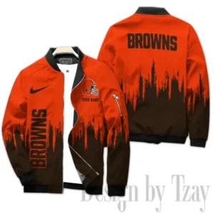 Cleveland Browns Limited Edition Custom Any Name Bomber Jacket AMCCLG000708